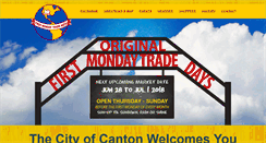Desktop Screenshot of firstmondaycanton.com