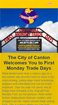 Mobile Screenshot of firstmondaycanton.com